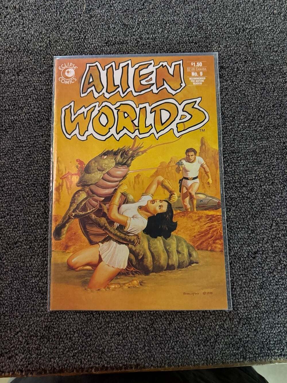Alien Worlds #9 Eclipse Comics 1983 Vintage Comic Book
